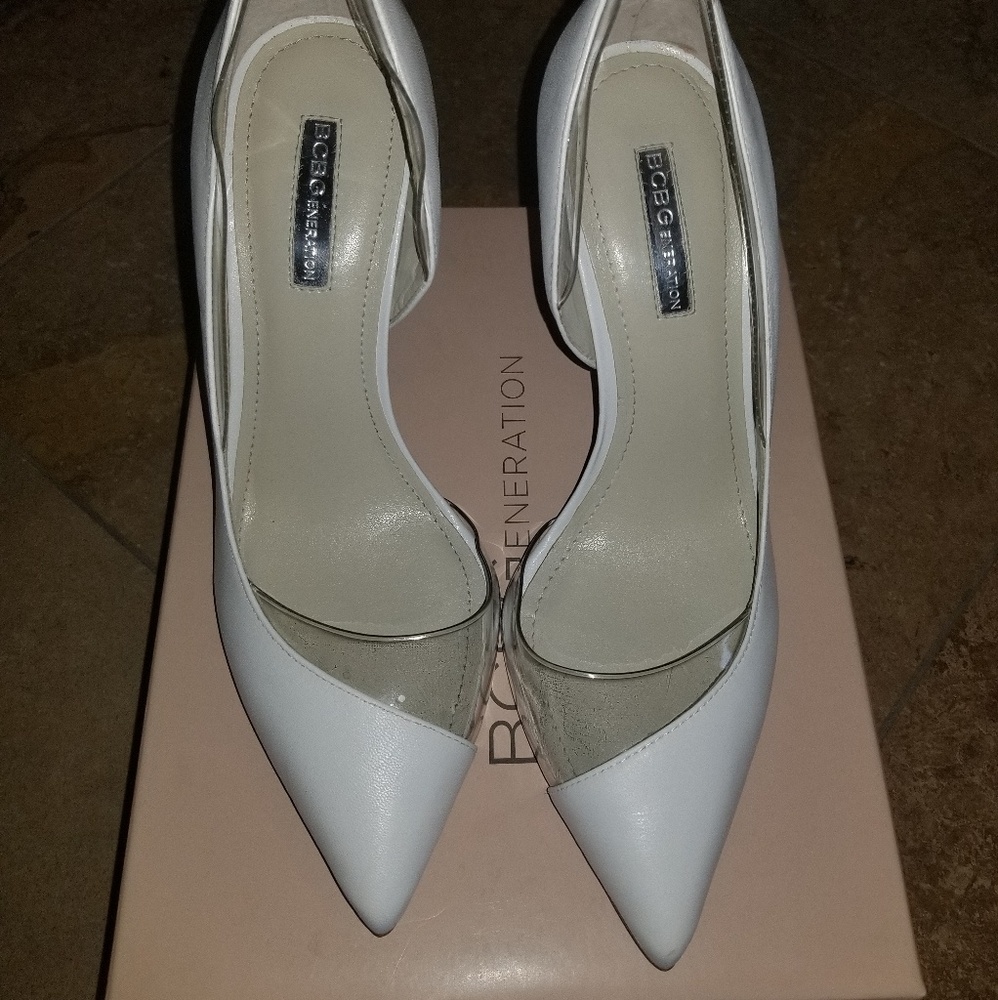 BCBGeneration white heels